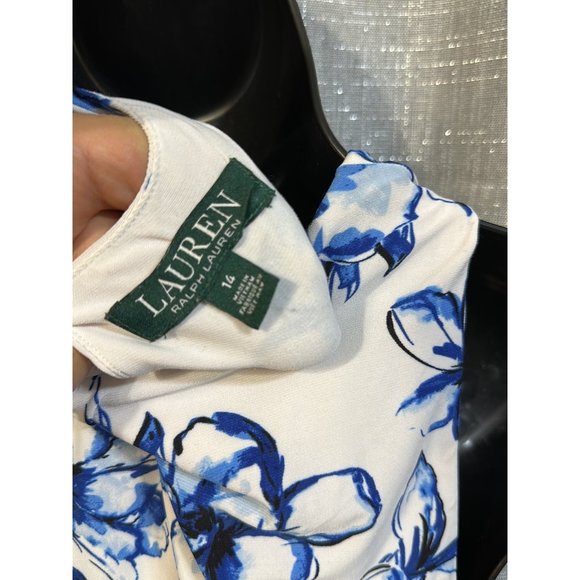 Dress Ralph Lauren White Sleeveless Knee Sheath Dress - Picture 9 of 11